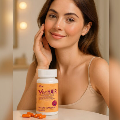 كبسولات Vee Hair كبسوله واحده لقوة الشعر من الجذور وحتى الأطراف اكثر من 20 عنصر فعال - Image 6
