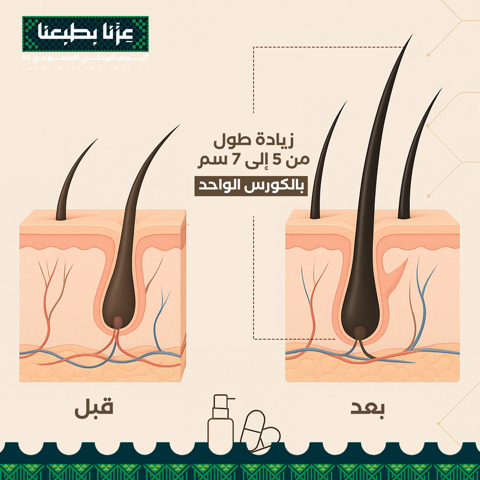 مجموعة الإطالة مسرع نمو الشعر – نتائج من 5 إلى 7 سم بالشهر - Image 7