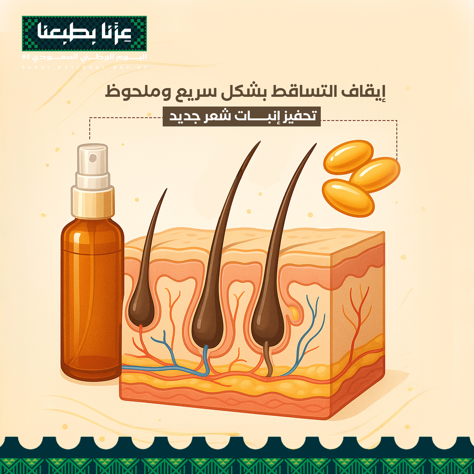 مجموعة اخفاء الفراغات و وقف التساقط بديل زراعه الشعر - Image 7